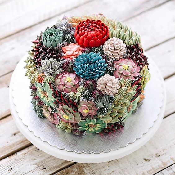 10 Kreasi terrarium cake ini cantiknya bikin sayang buat dimakan
