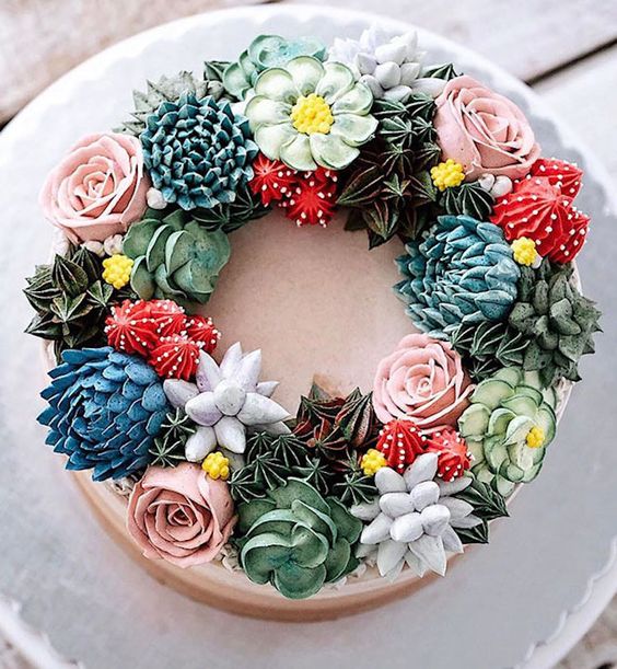 10 Kreasi terrarium cake ini cantiknya bikin sayang buat dimakan