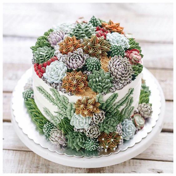 10 Kreasi terrarium cake ini cantiknya bikin sayang buat dimakan