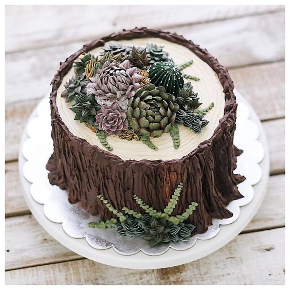 10 Kreasi terrarium cake ini cantiknya bikin sayang buat dimakan