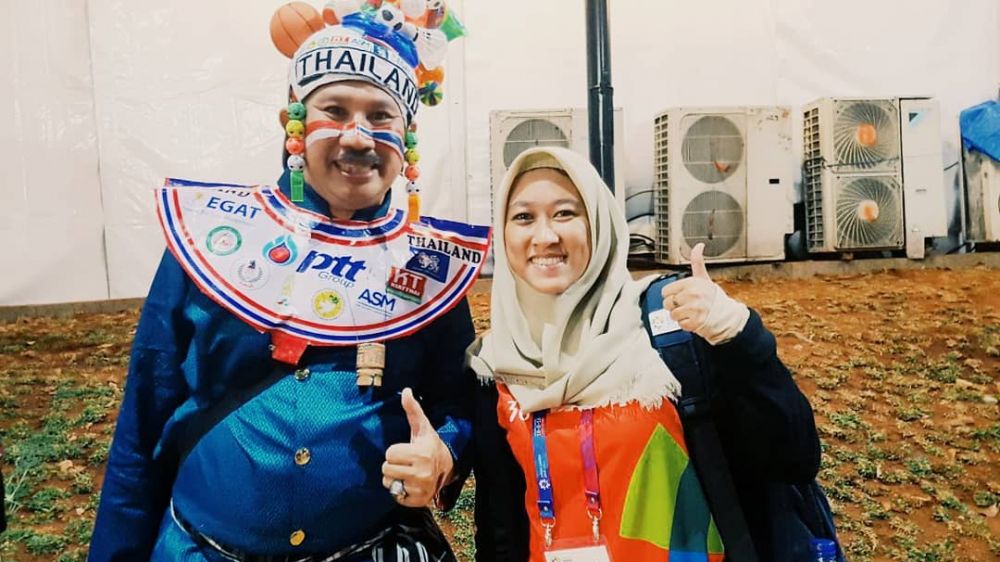 13 Relawan cantik Asian Games 2018, selalu menebar senyum ramah