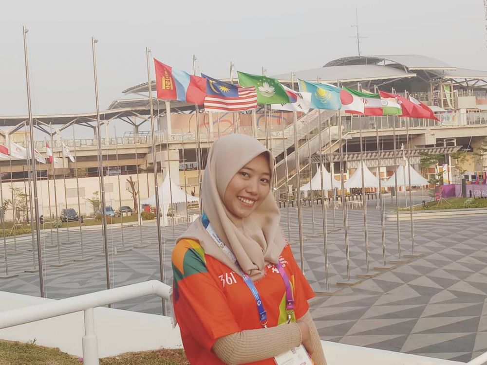 13 Relawan cantik Asian Games 2018, selalu menebar senyum ramah