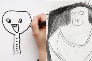 Begini kalau 10 gambar karya bocah ada di kehidupan nyata, bak alien