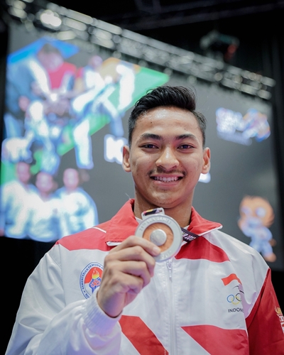 Atlet asal Lombok ini persembahkan medali perunggu untuk korban gempa