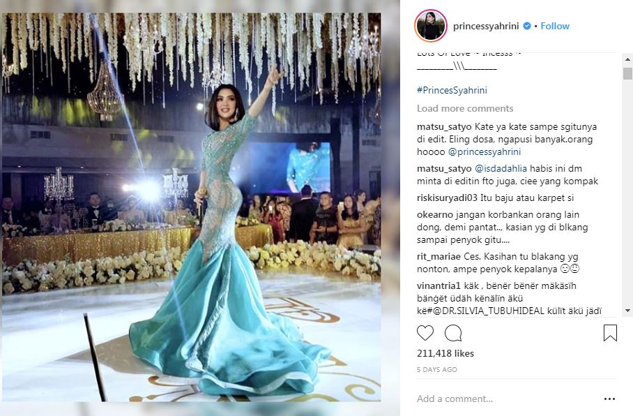 Tuai banyak cibiran, 5 foto Syahrini ini dituding hasil editan