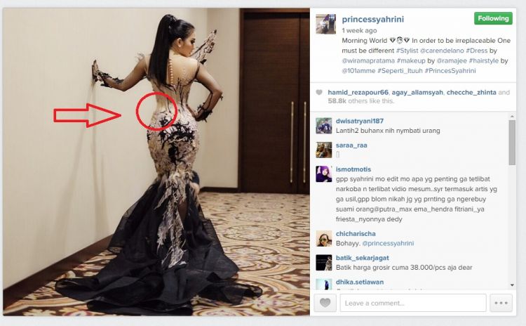 Tuai banyak cibiran, 5 foto Syahrini ini dituding hasil editan