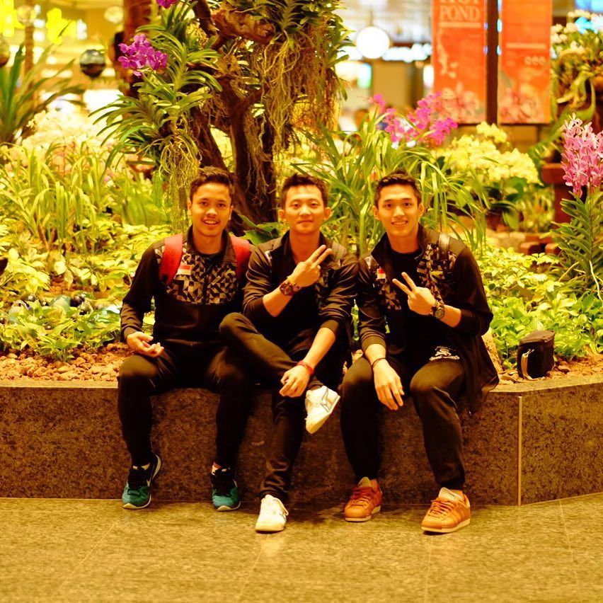 Sama-sama ke semifinal AG, ini 9 potret bromance Jojo & Ginting