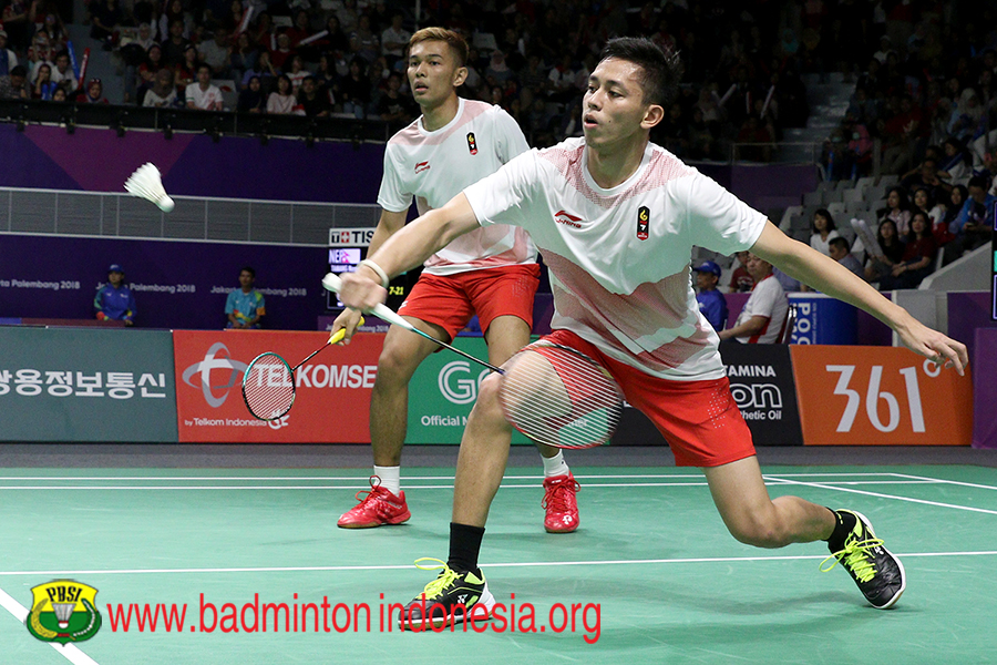 Tumbangkan juara dunia, Fajar/Rian melaju ke final Asian Games 2018