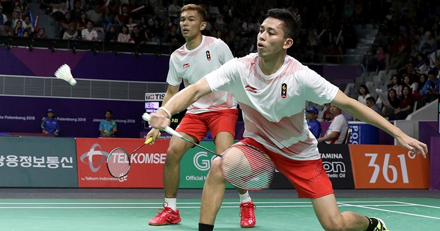 Tumbangkan juara dunia, Fajar/Rian melaju ke final Asian Games 2018