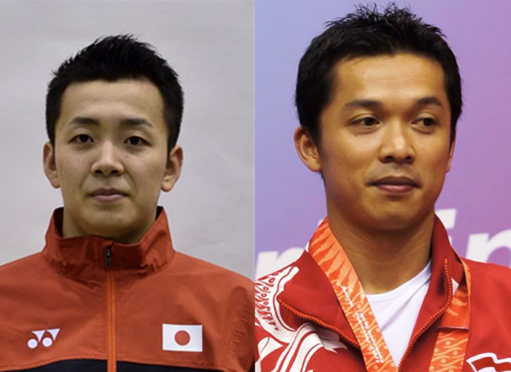 6 Potret ini bukti atlet Jepang Kenta Nishimoto mirip Taufik Hidayat