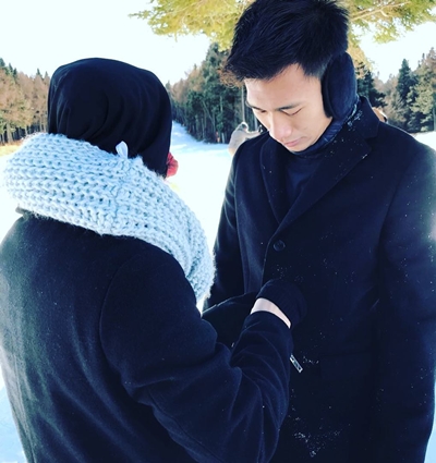 Kawinkan medali emas, ini 8 potret pasutri atlet silat Iqbal-Sarah