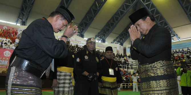 Ini pesan dan dukungan Prabowo ke atlet pencak silat, luar biasa