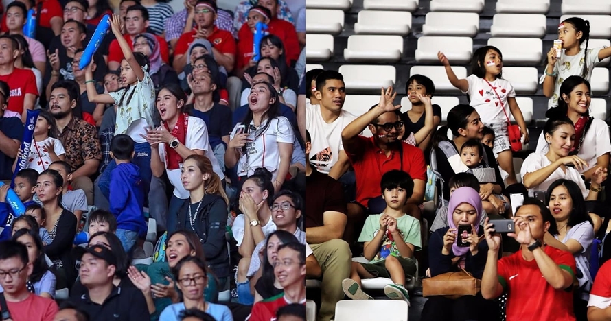 7 Pasangan seleb nonton langsung Asian Games, membaur sama suporter