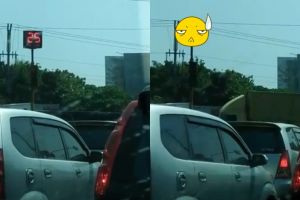 Lampu lalu lintas ini durasi hijaunya cepat banget, tak sempat ngegas
