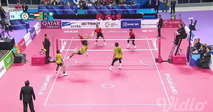Tanding sengit lawan Malaysia, sepak takraw putra Indonesia raih perak