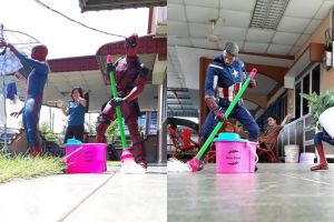 10 Aksi superhero disuruh lakukan pekerjaan sehari-hari, kocak pol