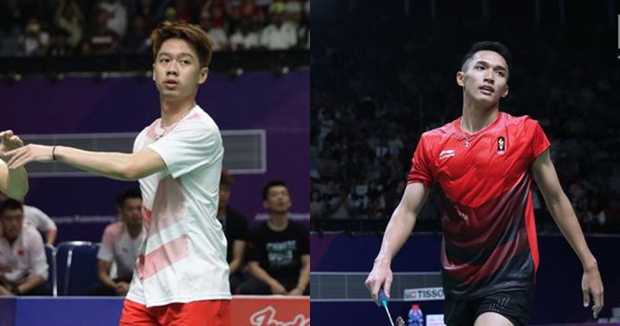 Kelakuan Kevin ngintip Jonatan yang lagi tanding, bikin warganet gemes