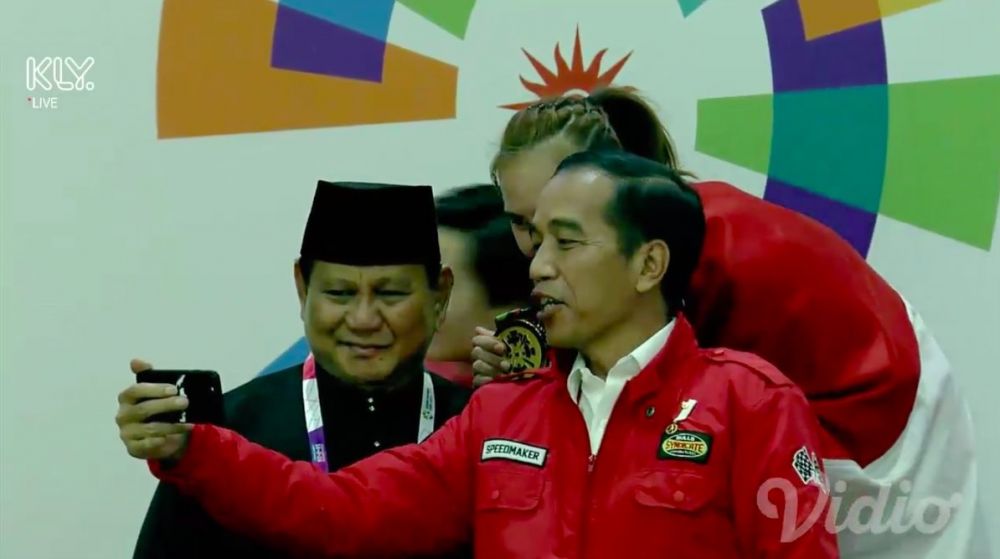 Raih emas ke-30, Wewey pesilat cantik nge-vlog bareng Presiden Jokowi