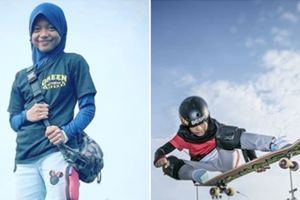 9 Gaya hijab Bunga Nyimas, bocah 12 tahun peraih medali di Asian Games