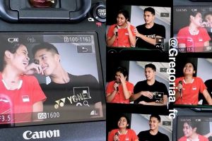 9 Foto kedekatan Jonatan Christie & Gregoria, punya hubungan spesial?