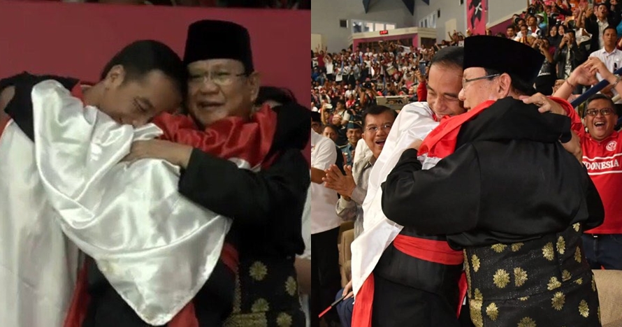 Terungkap, ini isi obrolan singkat Jokowi dan Prabowo saat berpelukan