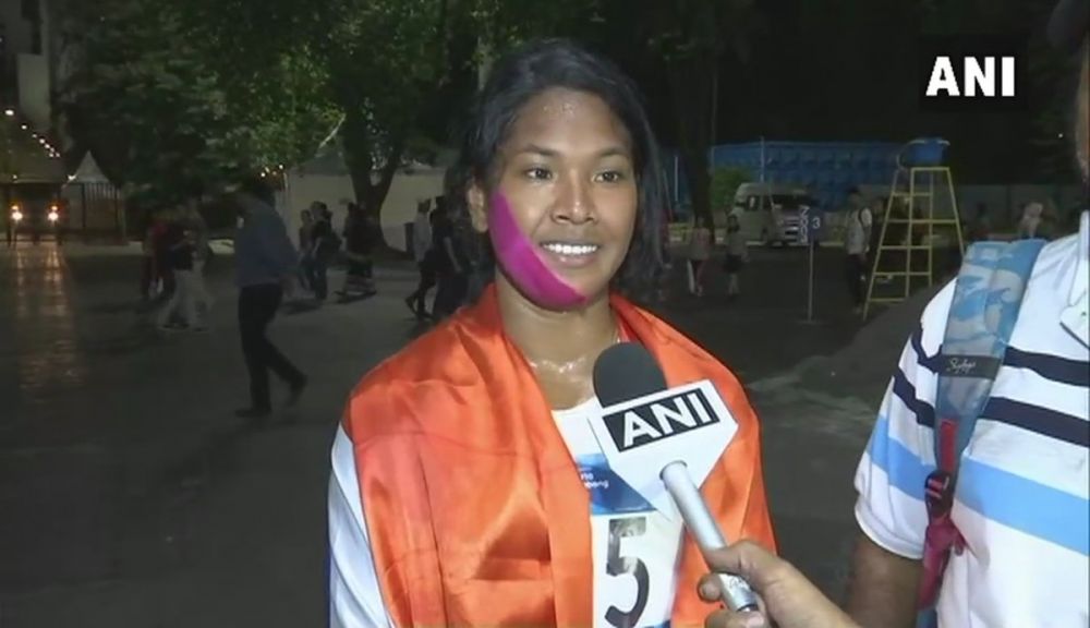 Kisah wanita berjari kaki 12 peraih emas atletik Asian Games 2018