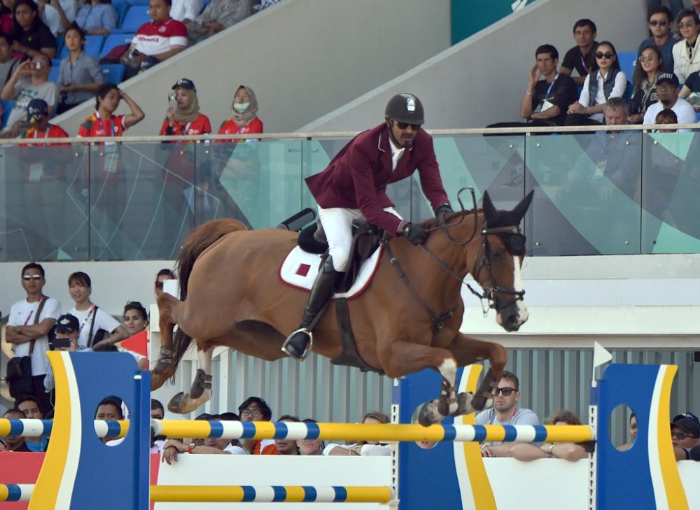 7 Gaya elegan atlet Qatar tunggangi kuda berharga Rp 345 miliar