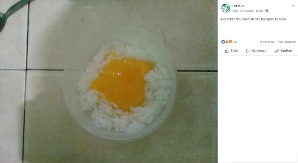 Tutorial bikin nasi campur ala Jepang ini kocak, hasilnya tak terduga