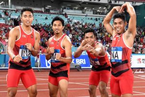 Ini rahasia kesuksesan tim lari estafet, Zohri lari paling jauh