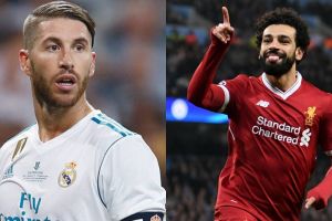Bahunya ditepuk Ramos saat undian Liga Champions, ini reaksi Mo Salah