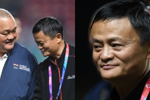 8 Gaya santai konglomerat dunia Jack Ma kunjungi Asian Games 2018