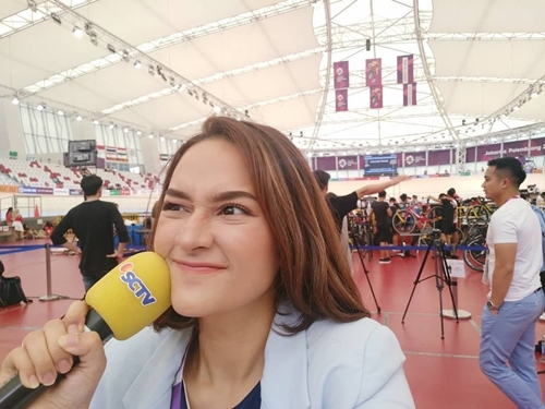 Dazen Vrilla, presenter Asian Games 2018 yang bikin atlet gagal fokus