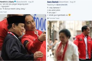 7 Dialog imajinatif Jokowi & Prabowo foto berdua ini bikin ngakak
