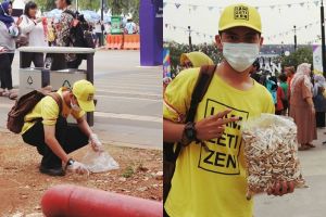 Kisah pria pungut puntung rokok selama Asian Games, bikin salut