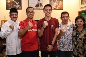 Disambut Gubernur Jakarta, ini 7 momen penyambutan Jonatan Christie