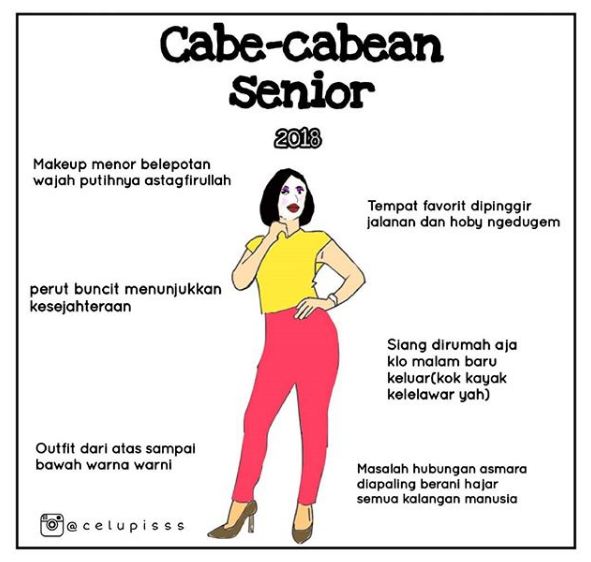 7 Komik gambarkan tipe wanita zaman now, kamu yang mana?