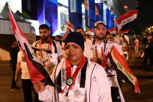 Pulang ke negaranya, atlet Irak ini nyanyikan lagu Indonesia Raya