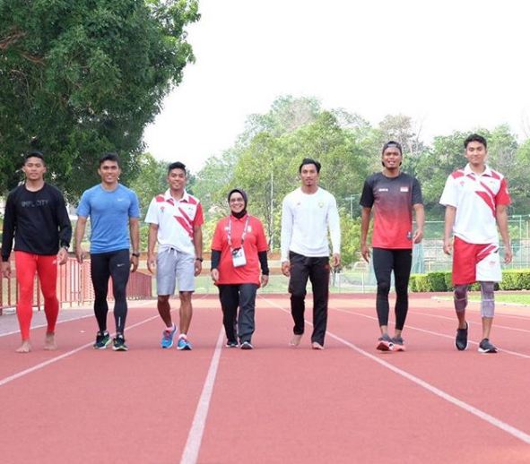 Ini sosok wanita yang jadi pelatih sprinter Lalu Muhammad Zohri dkk