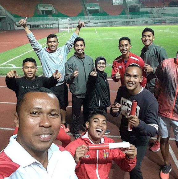 Ini sosok wanita yang jadi pelatih sprinter Lalu Muhammad Zohri dkk