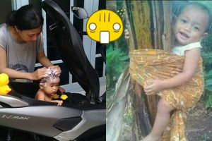 7 Kreativitas orangtua saat mengasuh anak ini bikin ngakak tepuk jidat
