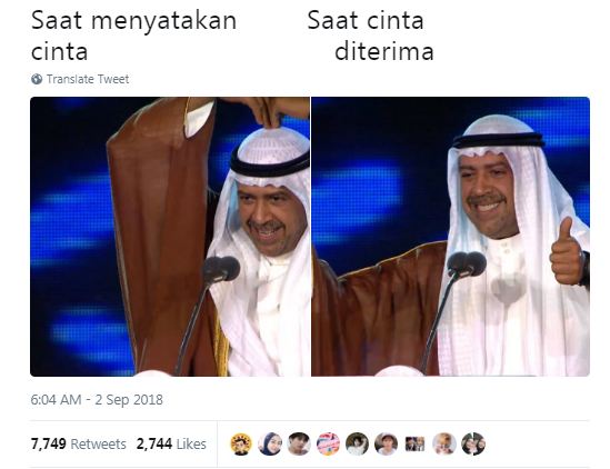 5 Meme Syeikh Ahmad Al Fahad saat penutupan Asian Games, bikin ngakak