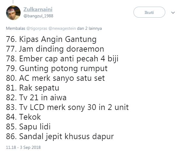 Warganet bikin daftar 3.226 aset diduga dibawa Roy Suryo, ada-ada saja