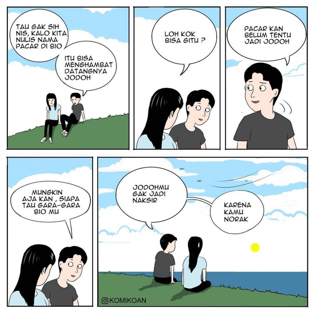 10 Kisah cinta pahit dalam komik strip ini deritanya tiada akhir