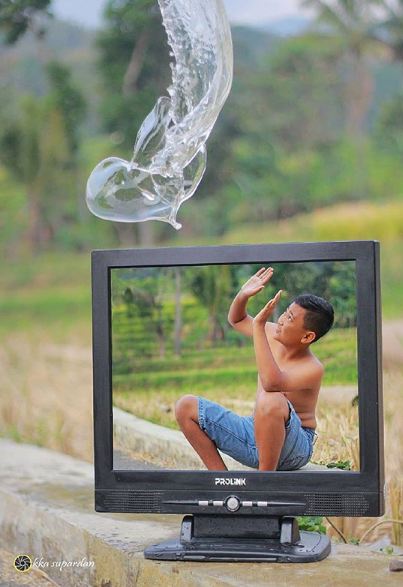 10 Karya foto 'water freezing' karya anak bangsa ini kece abis