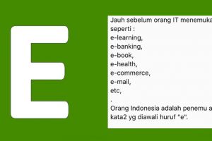 Definisi 10 kata berawalan huruf 'e' ini kocak abis