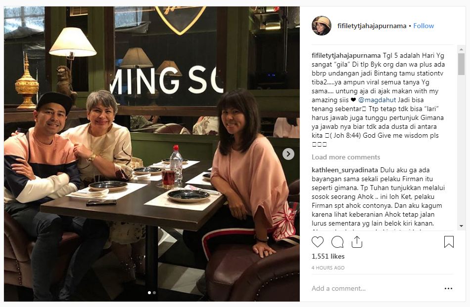 Ahok dikabarkan akan menikahi polwan, ini respons adiknya