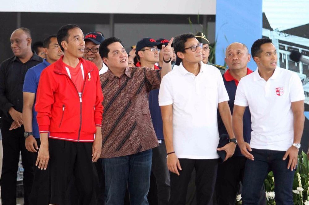 Jadi ketua timses pilpres, ini 8 potret akrab Erick Thohir dan Jokowi