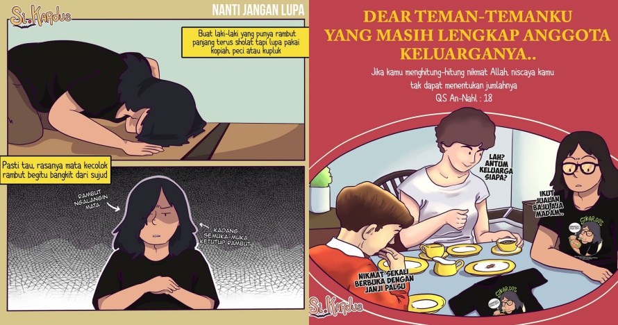7 Komik strip ini penuh pesan religius, bikin sanubarimu adem