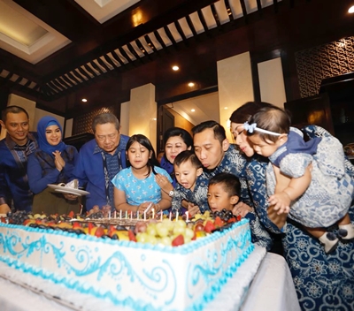 Aliya Rajasa ungkap tingkah polos 2 anaknya di ulang tahun SBY