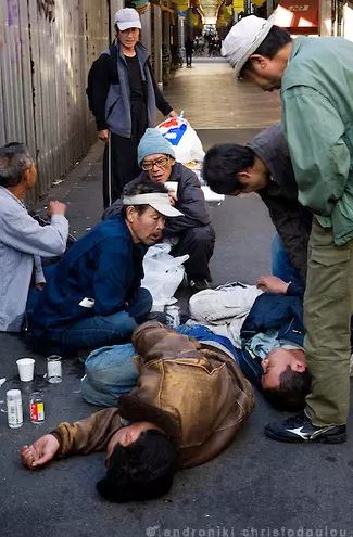 10 Potret miris Kamagasaki, kota yang dihilangkan dari peta Jepang